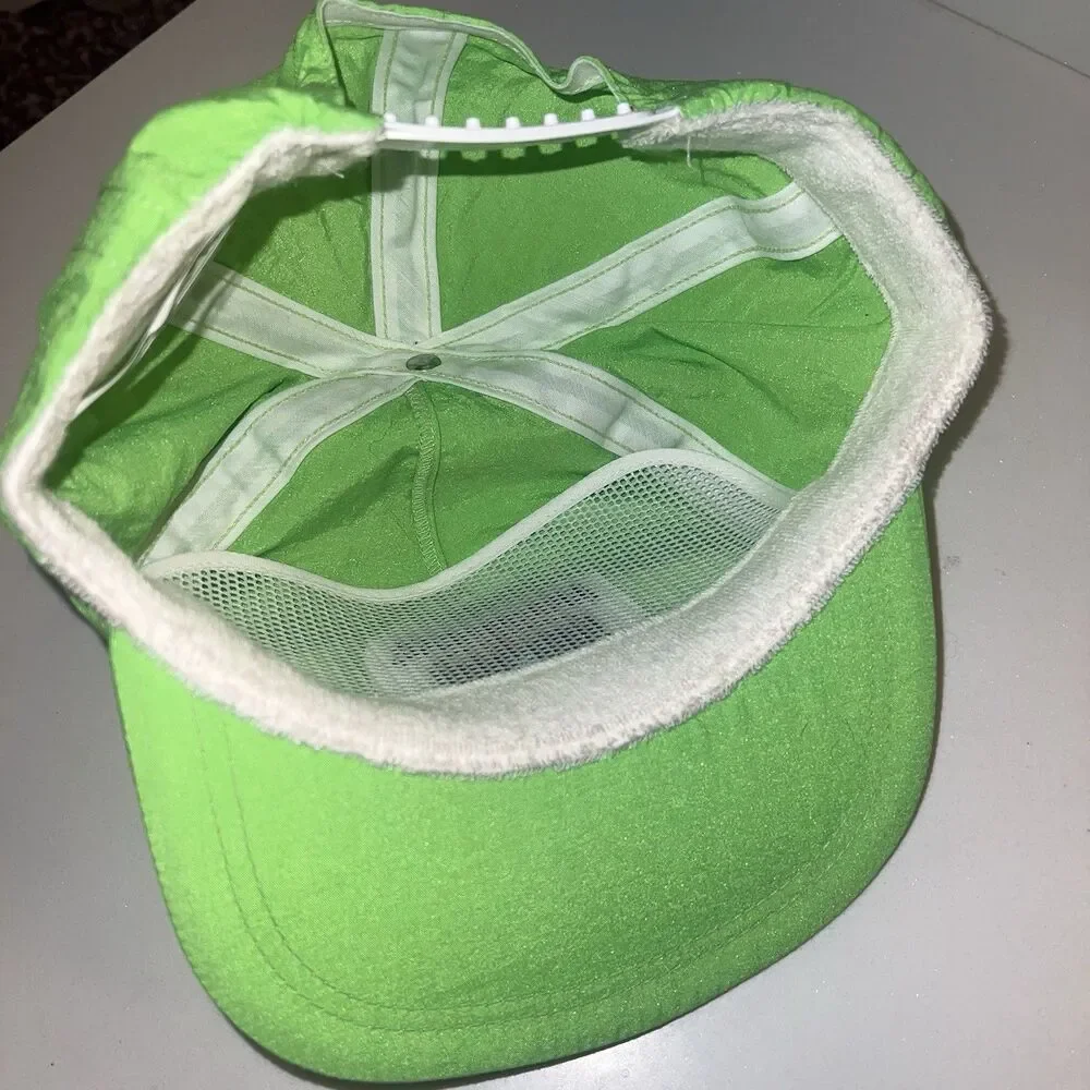 Arrowhead Mountain Spring Water Colorado Leisure Sports Vintage Neon Green Hat